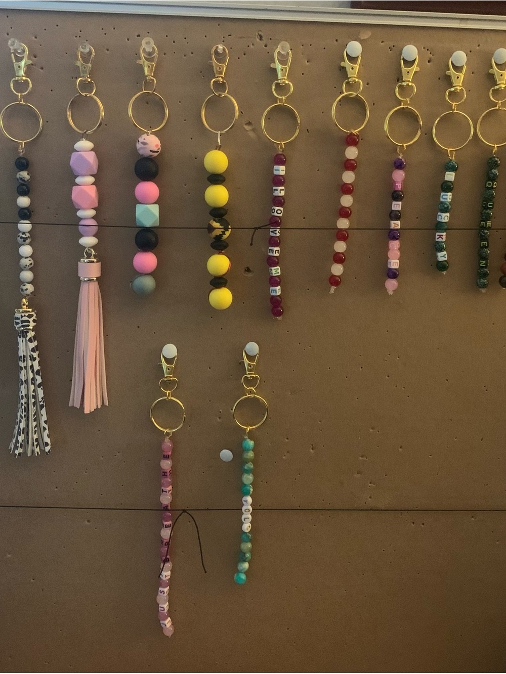 Keychains/purse charms